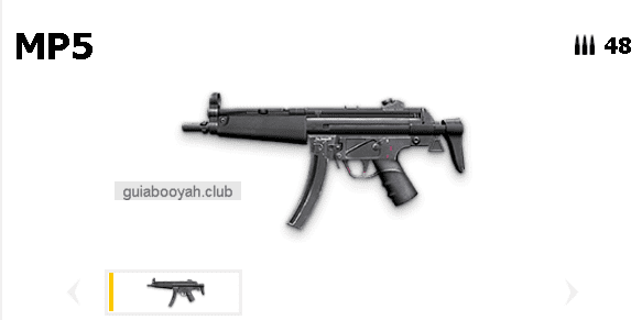 Metralleta MP5 Armas de Free Fire