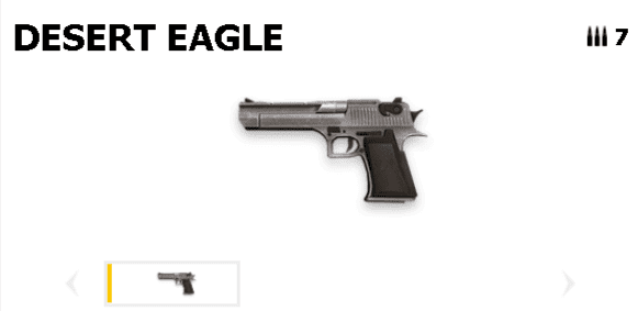 Pistola Desert Eagle Armas de Free Fire